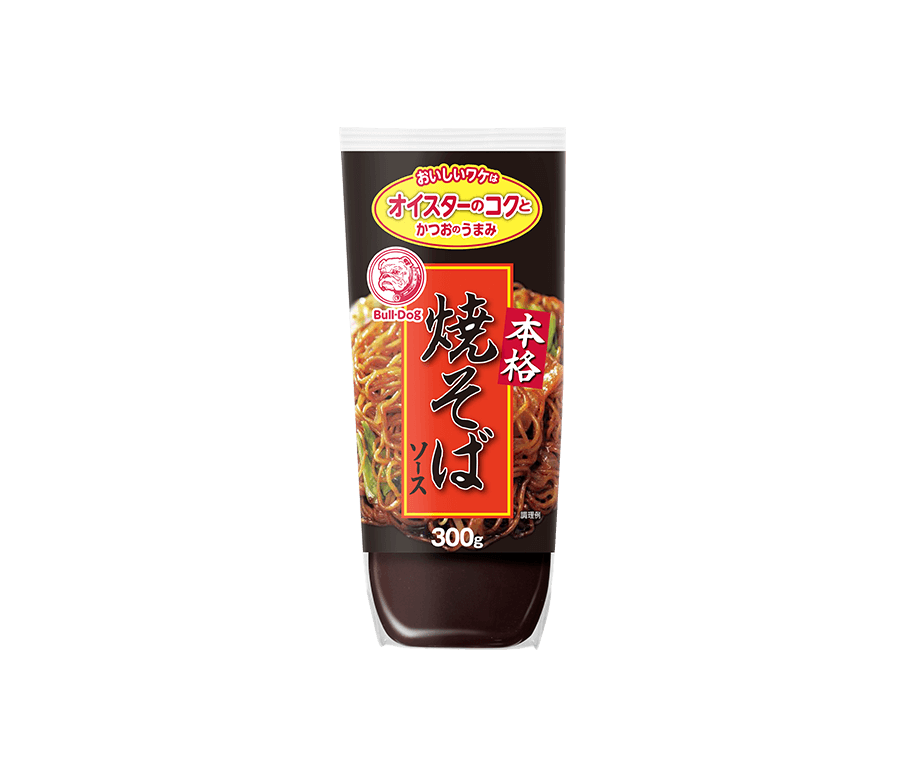 'BULL-DOG' VEGETABLE & FRUIT SAUCE FOR FRIED NOODLE "HONKAKU YAKISOBA SAUCE" 300g