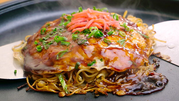 HIROSHIMA-STYLE OKONOMIYAKI